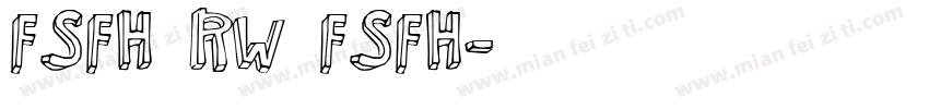 FSFH—RW FSFH字体转换